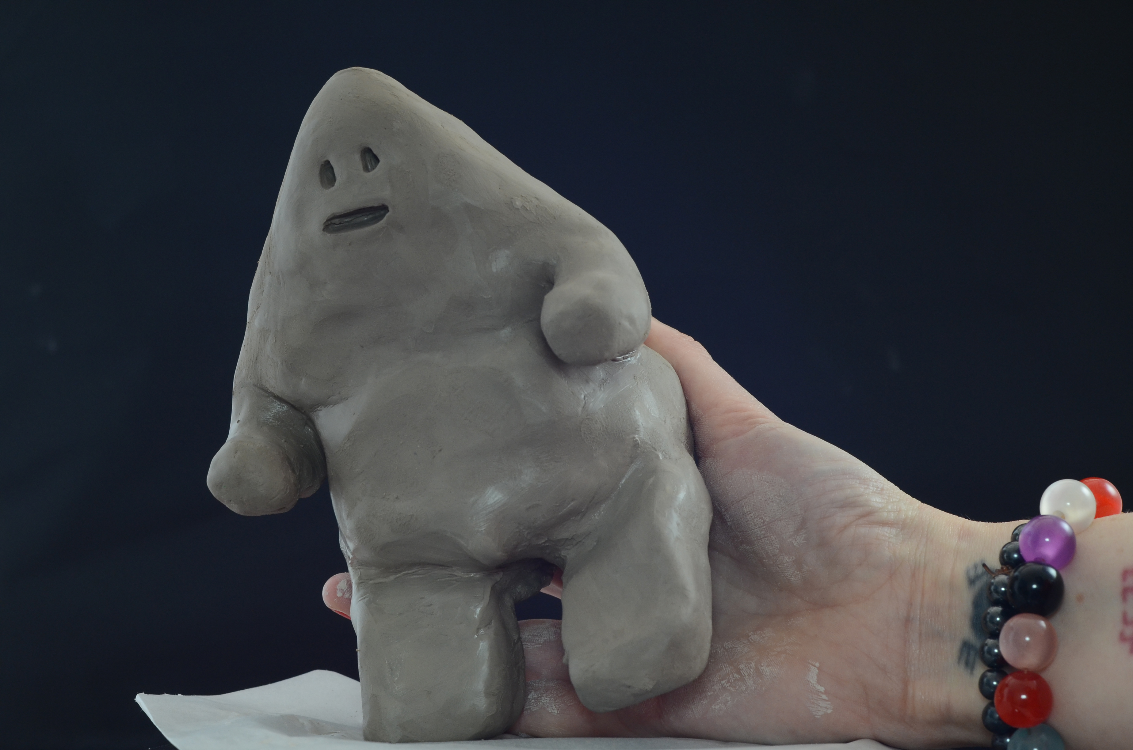 The Golem - clay figure created by Martha Moopette